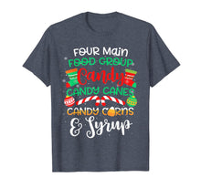 Ladda upp bild till gallerivisning, Four Main Food Groups Elf Buddy Christmas Pajama Xmas Gifts T-Shirt-3112313