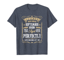 Ladda upp bild till gallerivisning, September 1939 80th Birthday Gift 80 Year Old Men Women T-Shirt 138436