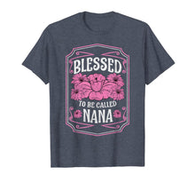 Ladda upp bild till gallerivisning, Blessed To Be Called Nana Cute Floral Christmas Gifts T-Shirt-1859848