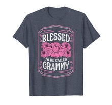 Ladda upp bild till gallerivisning, Blessed To Be Called Grammy Cute Floral Christmas Gifts T-Shirt-3159722