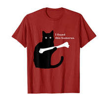 Ladda upp bild till gallerivisning, I Found This Humerus Funny Cat Lover T Shirt 307108