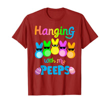 Ladda upp bild till gallerivisning, Hanging With My Peeps Shirt Colorful Bunny Easter day Gifts TShirt406135