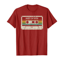 Ladda upp bild till gallerivisning, Vintage Best of 1976 43th Birthday Cassette TShirt218527