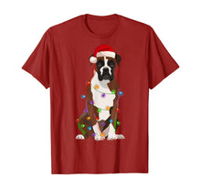 Ladda upp bild till gallerivisning, Funny shirts V-neck Tank top Hoodie sweatshirt usa uk au ca gifts for Boxer Dog Christmas Lights Xmas Dog Lover T-Shirt 1026238