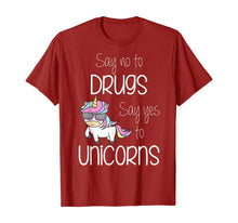 Ladda upp bild till gallerivisning, Kids Say No Say Yes To Unicorns Youth Red Ribbon Week T-Shirt 367100