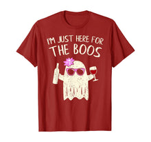 Ladda upp bild till gallerivisning, Im Just Here for the Boos Shirt Funny Gift Halloween Ghost T-Shirt 347997