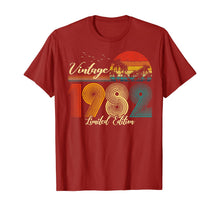 Ladda upp bild till gallerivisning, Vintage 1982 TShirt Limited Edition Men Women - 38 Birthday T-Shirt261069