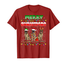 Ladda upp bild till gallerivisning, Funny shirts V-neck Tank top Hoodie sweatshirt usa uk au ca gifts for German Shepherd Dog Tree Christmas Sweater Xmas Dogs Gifts T-Shirt 897453
