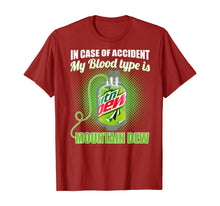 Ladda upp bild till gallerivisning, In Case Of Accident, My-Blood Type Is-Mountains TShirt T-Shirt 364409