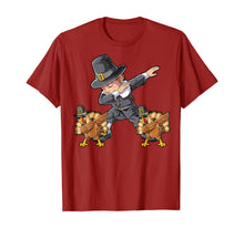 Ladda upp bild till gallerivisning, Funny shirts V-neck Tank top Hoodie sweatshirt usa uk au ca gifts for Dabbing Pilgrim Turkey Thanksgiving Day Gifts Boys Kids Dab T-Shirt 51737