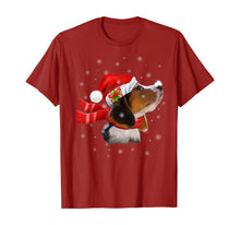 Ladda upp bild till gallerivisning, Funny shirts V-neck Tank top Hoodie sweatshirt usa uk au ca gifts for Christmas Beagle Santa Hat Dog Lover Gifts T-Shirt 724321