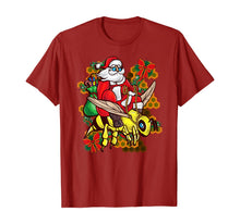 Ladda upp bild till gallerivisning, Funny shirts V-neck Tank top Hoodie sweatshirt usa uk au ca gifts for Funny Beekeeper Santa Riding Bee Christmas Beekeepeing Gifts T-Shirt 643012