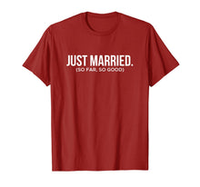 Ladda upp bild till gallerivisning, Couple Shirt Just Married T-Shirt 433511