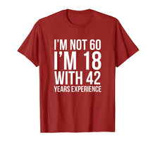 Ladda upp bild till gallerivisning, Funny shirts V-neck Tank top Hoodie sweatshirt usa uk au ca gifts for I'm Not 60 I'm 18 Funny 60th Birthday 1959 T-shirt 1907751