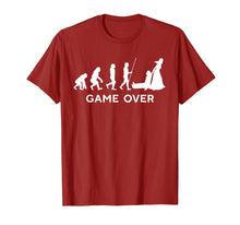 Ladda upp bild till gallerivisning, Funny shirts V-neck Tank top Hoodie sweatshirt usa uk au ca gifts for Game Over Wedding Groom Bachelor T-Shirt Funny Evolution 2598657