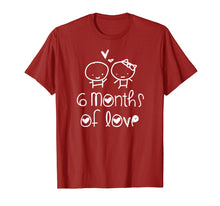 Ladda upp bild till gallerivisning, Funny shirts V-neck Tank top Hoodie sweatshirt usa uk au ca gifts for 6 Months Of Love Shirt. 6 Months Lovers Anniversary Gifts 1061076