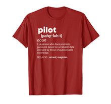 Ladda upp bild till gallerivisning, Funny shirts V-neck Tank top Hoodie sweatshirt usa uk au ca gifts for Funny Pilot Definition Tshirt Airplane Jet Aviation T Shirt 1921219