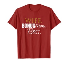 Ladda upp bild till gallerivisning, Funny shirts V-neck Tank top Hoodie sweatshirt usa uk au ca gifts for Wife. Bonus Mom. Boss. Shirt Stepmom Wedding Gift Cute Idea 2301801