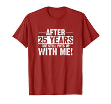 Ladda upp bild till gallerivisning, Funny shirts V-neck Tank top Hoodie sweatshirt usa uk au ca gifts for 25th Anniversary T-Shirt 25 Years Marriage Husband Gift 4145759
