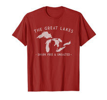 Ladda upp bild till gallerivisning, Funny shirts V-neck Tank top Hoodie sweatshirt usa uk au ca gifts for Great Lakes Shark Free and Unsalted T-Shirt Vintage Tee 407407
