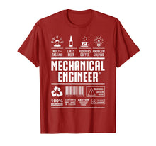 Ladda upp bild till gallerivisning, mechanical engineer gift for engineers in engineering T-Shirt 756336