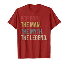 Ladda upp bild till gallerivisning, Pop Pop The Man The Myth The Legend T-Shirt 25518