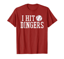 Ladda upp bild till gallerivisning, Funny shirts V-neck Tank top Hoodie sweatshirt usa uk au ca gifts for I Hit Dingers T Shirt for Sluggers - Funny Baseball Tshirts 2024935