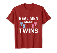 Ladda upp bild till gallerivisning, Funny shirts V-neck Tank top Hoodie sweatshirt usa uk au ca gifts for Funny Real Men Make Twins Father's Day T-shirt New Dad Daddy 974544