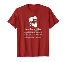 Ladda upp bild till gallerivisning, Funny Beard Welder Definition Meaning Gift T Shirt 676561