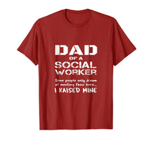 Ladda upp bild till gallerivisning, Funny shirts V-neck Tank top Hoodie sweatshirt usa uk au ca gifts for Proud Dad Of A Social Worker Father Gift Tee Shirt For Men 1515520