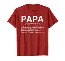 Ladda upp bild till gallerivisning, Definition Of PaPa T-Shirt Gift For Father's Day 51887