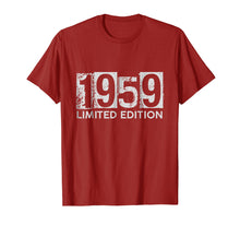 Ladda upp bild till gallerivisning, Funny shirts V-neck Tank top Hoodie sweatshirt usa uk au ca gifts for 1959 Limited Edition 60th Happy Birthday T-Shirt 1259223