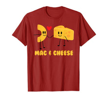 Ladda upp bild till gallerivisning, Funny Mac & Cheese Love Food T-Shirt - Cute Veggie Gift Tee 488745