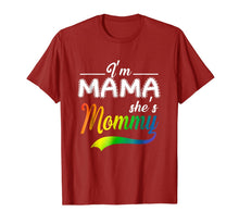 Ladda upp bild till gallerivisning, I'm Mama She's Mommy Shirt Lesbian Mom 576486
