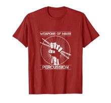 Ladda upp bild till gallerivisning, Funny shirts V-neck Tank top Hoodie sweatshirt usa uk au ca gifts for Drummers Weapons of Mass Percussion Funny Drum Stick T-Shirt 1311692