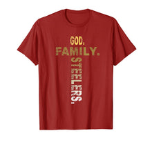 Ladda upp bild till gallerivisning, God Family Steelers T Shirt- Father's Day Gift T-Shirt 98431