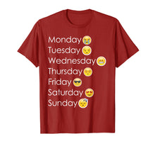 Ladda upp bild till gallerivisning, Funny shirts V-neck Tank top Hoodie sweatshirt usa uk au ca gifts for Funny Emoji 7 Weekdays Mood T-shirt Gift For Emoticon Lovers 2320420