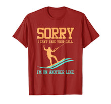 Ladda upp bild till gallerivisning, Funny shirts V-neck Tank top Hoodie sweatshirt usa uk au ca gifts for Waterski TShirt - Sorry I Can't Take Your Call 1924267