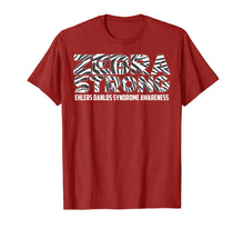 Ladda upp bild till gallerivisning, Funny shirts V-neck Tank top Hoodie sweatshirt usa uk au ca gifts for Cute Zebra Strong Ehlers Danlos Syndrome Awareness Tee Gift 1562034