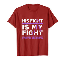 Ladda upp bild till gallerivisning, His Fight is My Fight Epilepsy Awareness Shirt 378159