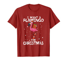 Ladda upp bild till gallerivisning, Funny shirts V-neck Tank top Hoodie sweatshirt usa uk au ca gifts for I Want A Flamingo For Christmas Shirt Funny Xmas Pajama Gift 2014127