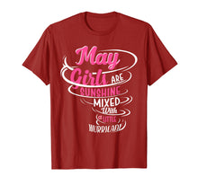 Ladda upp bild till gallerivisning, Funny shirts V-neck Tank top Hoodie sweatshirt usa uk au ca gifts for Funny May Girls Are Sunshine T-Shirt Women Birthday Gifts 1174092