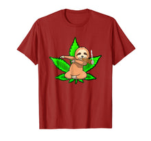 Ladda upp bild till gallerivisning, Funny shirts V-neck Tank top Hoodie sweatshirt usa uk au ca gifts for Dab Sloth With A Blunt Gifts Tee T Shirt 2850789