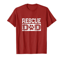 Ladda upp bild till gallerivisning, Retro Rescue Dad Dog TShirt Doggie Foster Parent Gift 840175