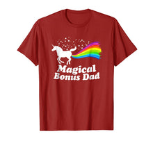 Ladda upp bild till gallerivisning, Magical Bonus Dad Unicorn Farting Rainbow T Shirt -Funny Tee 124804