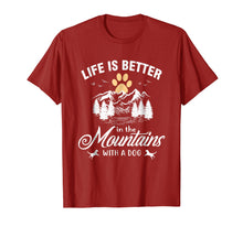 Ladda upp bild till gallerivisning, Funny shirts V-neck Tank top Hoodie sweatshirt usa uk au ca gifts for Life Is Better In The Mountains With A Dog Camping Life 4173385