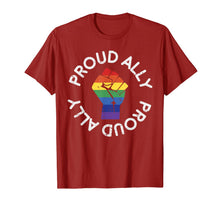 Ladda upp bild till gallerivisning, Proud Ally Gay Pride Shirt LGBT Gay Lesbian Protest Gift 171870