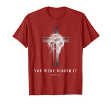 Ladda upp bild till gallerivisning, Jesus Cross Easter Christian Shirt