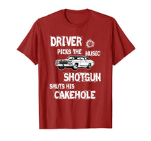 Ladda upp bild till gallerivisning, Driver Picks The Music Shotgun Shuts His Cakehole T-Shirt 912292