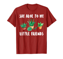 Ladda upp bild till gallerivisning, Say Aloe to My Little Friends Cactus Funny Succulent T-Shirt 1194017